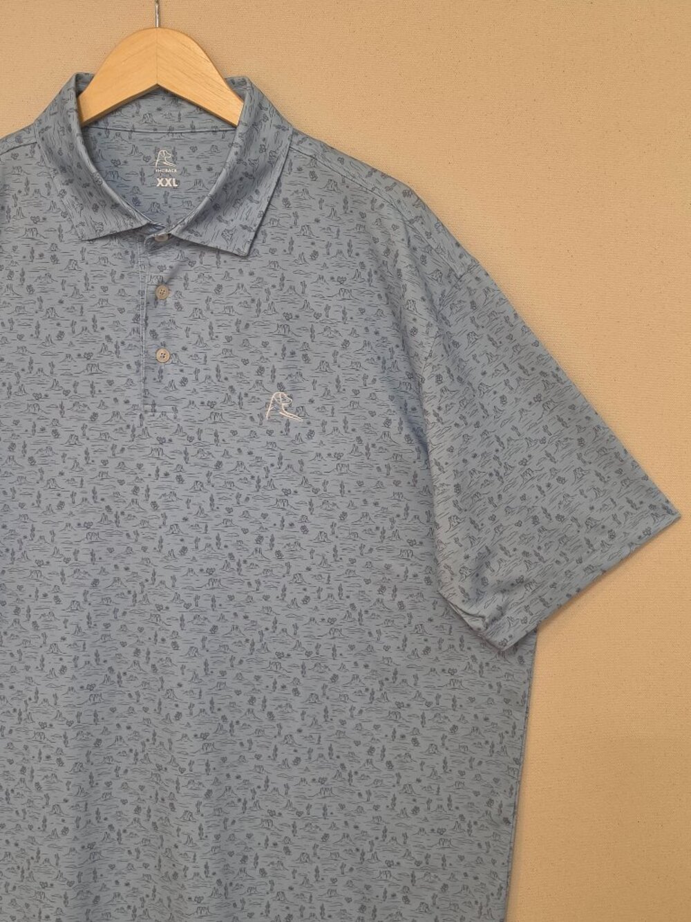 Rhoback The Canyon Short Sleeve Performance Polo XXL